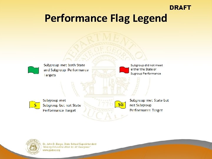 Performance Flag Legend DRAFT 