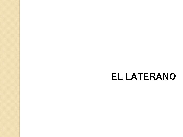 EL LATERANO 