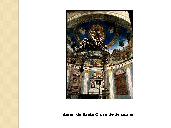 Interior de Santa Croce de Jerusalén 