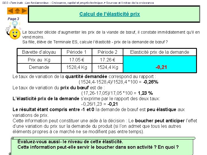 SES –Terminale : Les fondamentaux - Croissance, capital et progrès technique Sources et limites