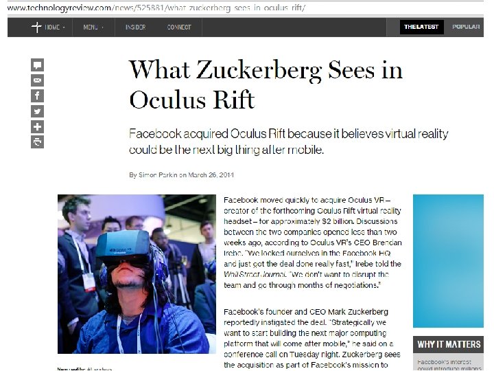 SM 14/15 – T 7 – Virtual and Augmented Reality 