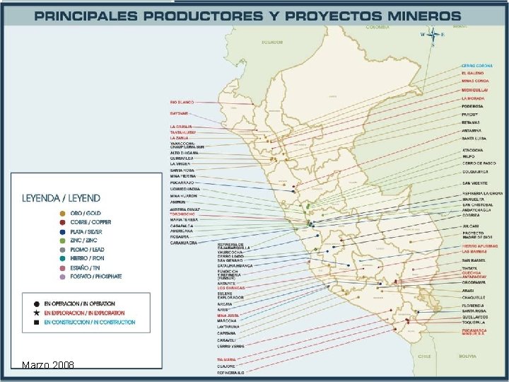 2. - Nuevos Proyectos Mineros Marzo 2008 