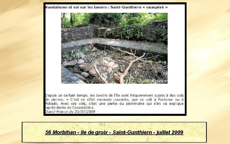 56 Morbihan - Ile de groix - Saint-Gunthiern - juillet 2009 