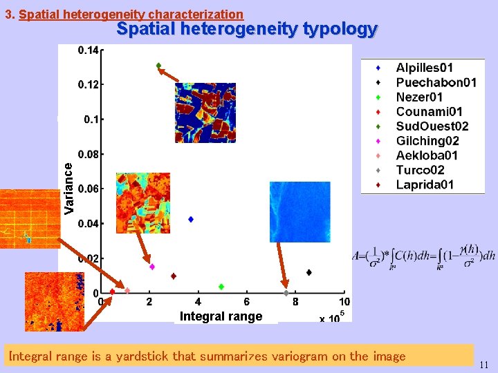 3. Spatial heterogeneity characterization Variance Spatial heterogeneity typology Integral range is a yardstick that 3. Spatial heterogeneity characterization Variance Spatial heterogeneity typology Integral range is a yardstick that