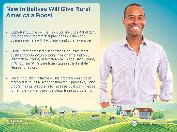 New Initiatives Will Give Rural America a Boost § Opportunity Zones – The Tax