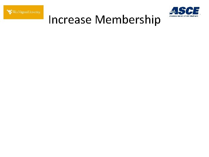 Increase Membership 