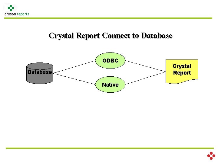 Crystal Report Connect to Database ODBC Database Native Crystal Report 