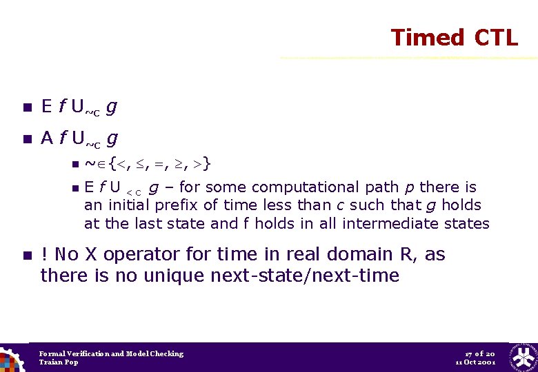 Formal Verification And Model Checking Traian Pop Embedded