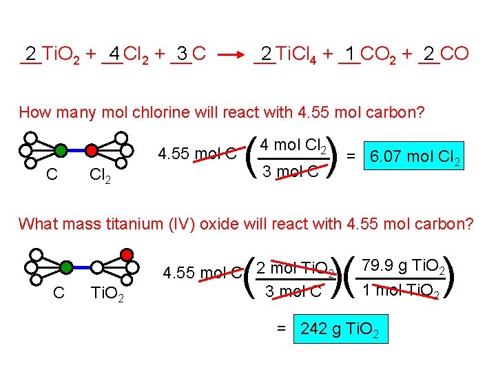 2 4 2 + __C 3 __Ti. O 2 + __Cl 2 1 2 2 4 2 + __C 3 __Ti. O 2 + __Cl 2 1 2