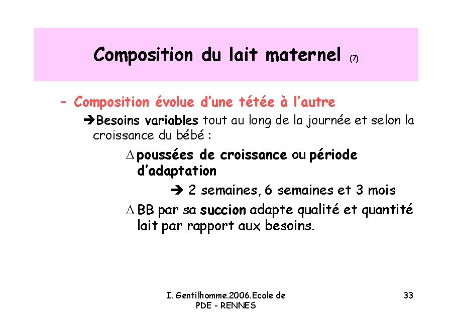 Lallaitement Maternel I Gentilhomme 06 Ecole De Pde