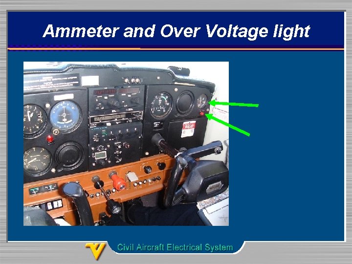 Ammeter and Over Voltage light 