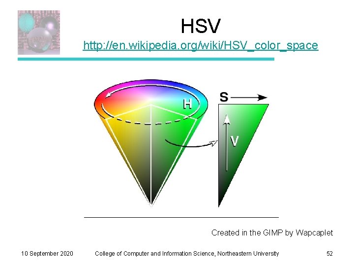 HSV http: //en. wikipedia. org/wiki/HSV_color_space Created in the GIMP by Wapcaplet 10 September 2020
