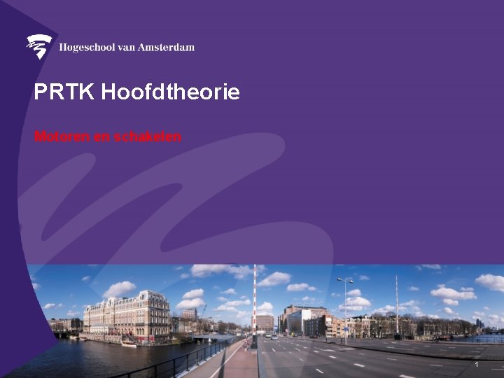 PRTK Hoofdtheorie Motoren en schakelen 1 PRTK Hoofdtheorie Motoren en schakelen 1