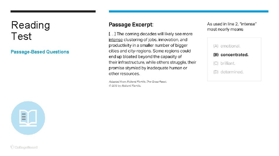 Reading Test Passage-Based Questions 