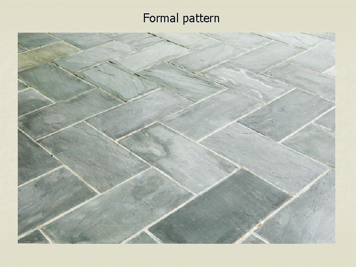 Formal pattern 