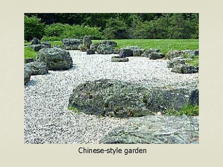 Chinese-style garden 