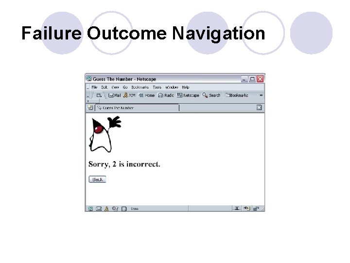 Failure Outcome Navigation 