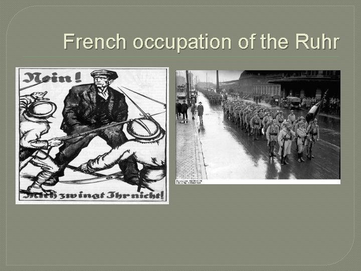 French occupation of the Ruhr French occupation of the Ruhr