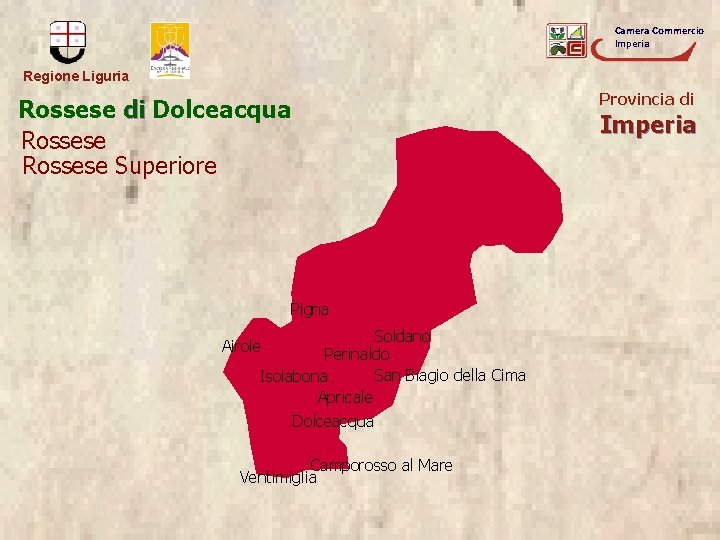 Camera Commercio Imperia Regione Liguria Provincia di Rossese di Dolceacqua Rossese Superiore Imperia Pigna