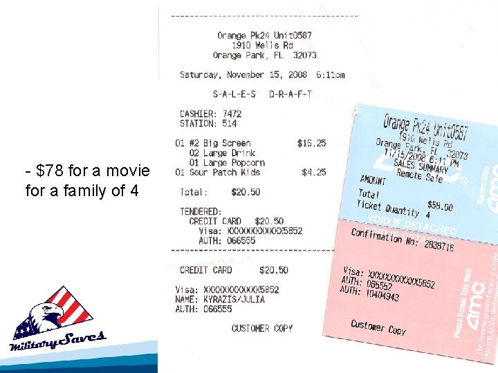 - $78 for a movie for a family of 4 38 