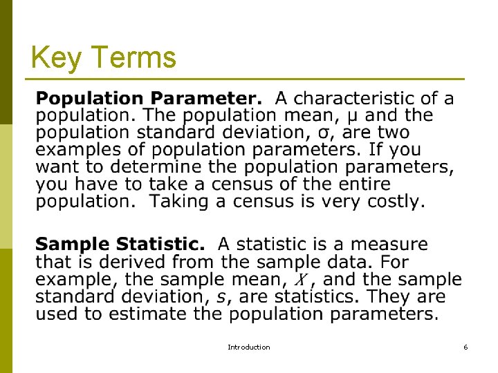 Key Terms Introduction 6 