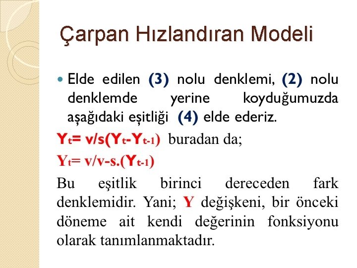 Çarpan Hızlandıran Modeli 