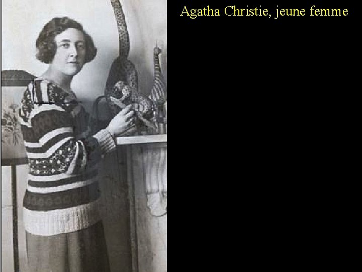 Agatha Christie, jeune femme 