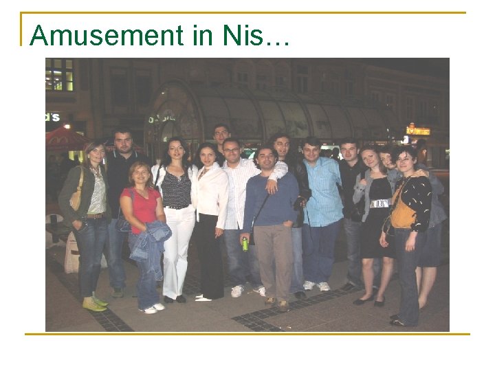 Amusement in Nis… 