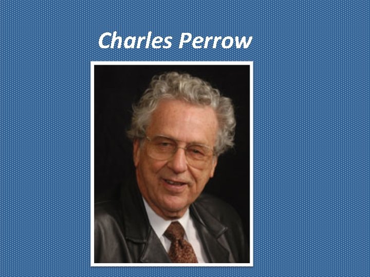 Charles Perrow 