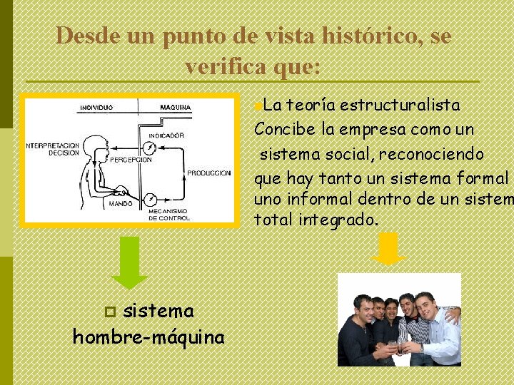 Desde un punto de vista histórico, se verifica que: n. La teoría estructuralista Concibe