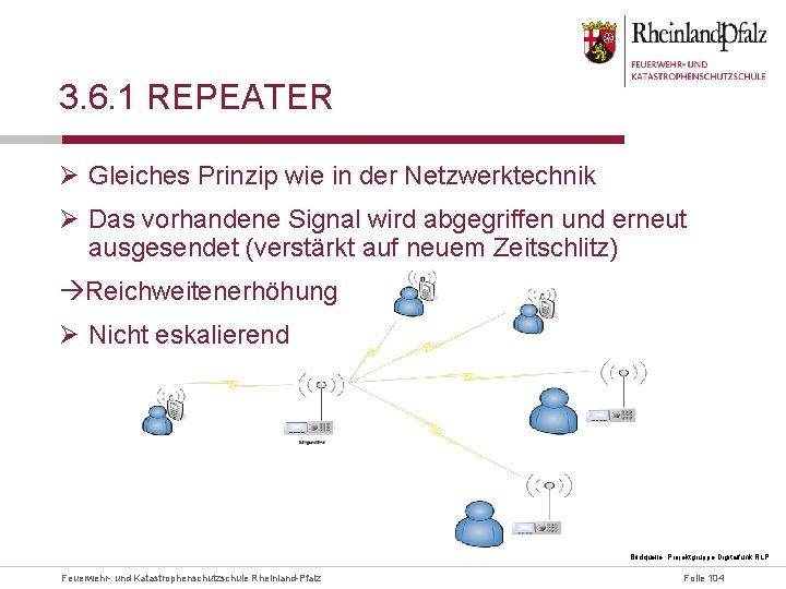 3. 6. 1 REPEATER Ø Gleiches Prinzip wie in der Netzwerktechnik Ø Das vorhandene