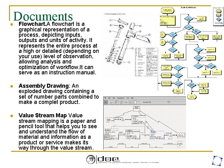 n Documents Flowchart. A flowchart is a graphical representation of a process, depicting inputs,