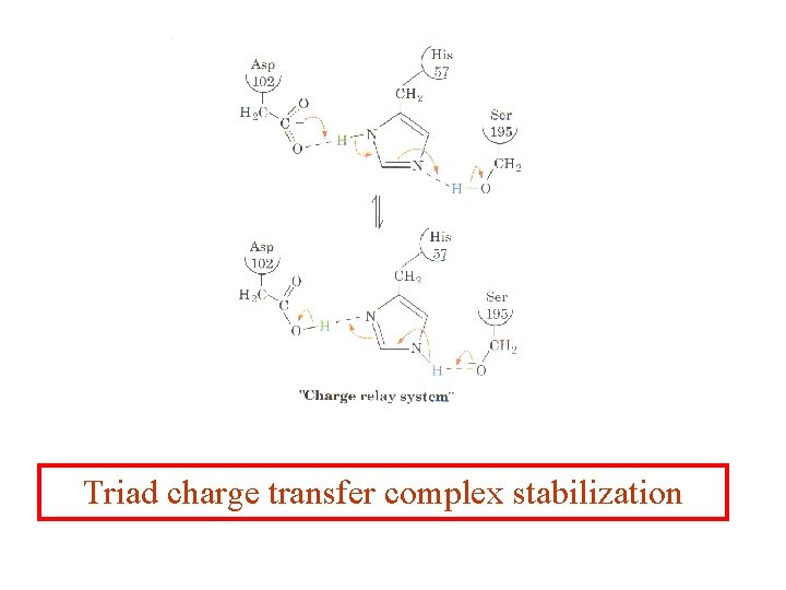 Triad charge transfer complex stabilization 