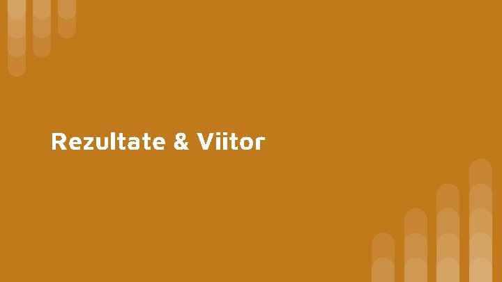 Rezultate & Viitor 