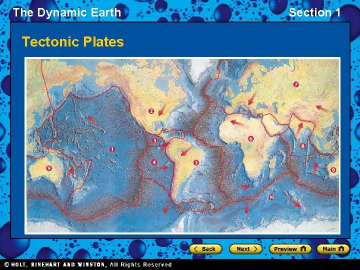 The Dynamic Earth Tectonic Plates Section 1 