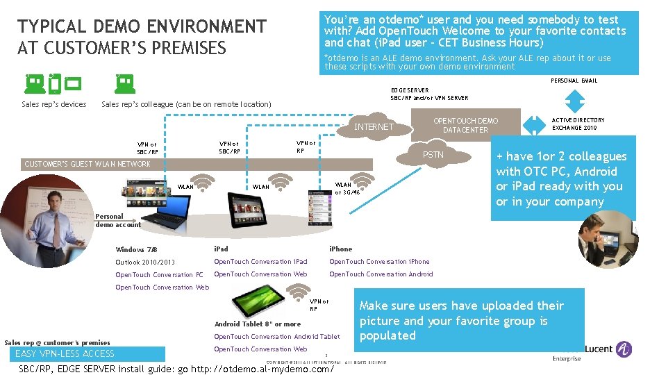 You’re an otdemo* user and you need somebody to test with? Add Open. Touch