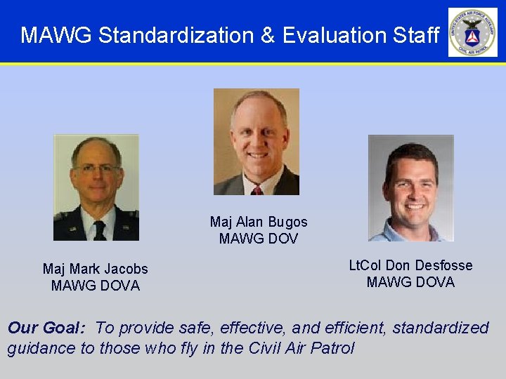 Mawg operations seminar cap form 5 and 91