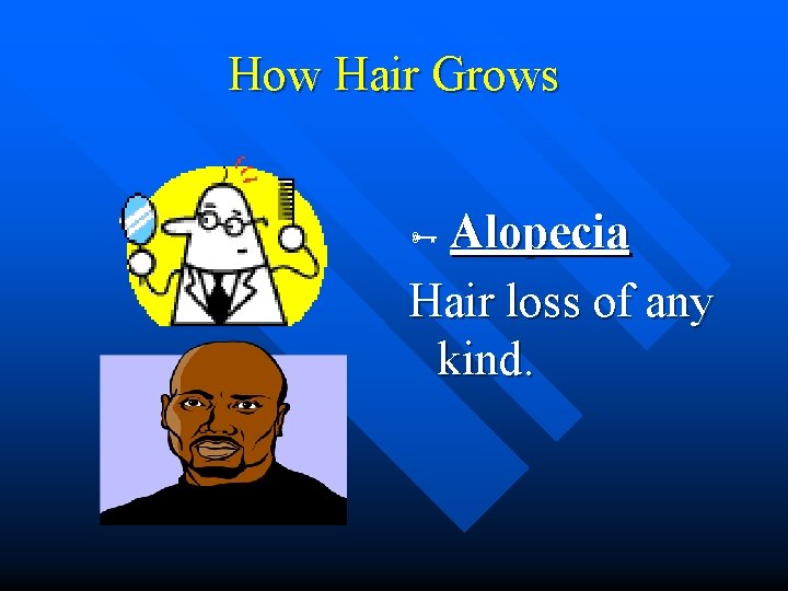 How Hair Grows Alopecia Hair loss of any kind. How Hair Grows Alopecia Hair loss of any kind.