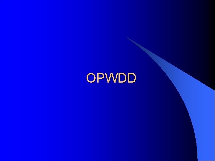 OPWDD 