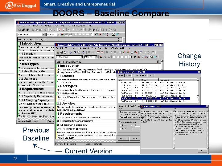 DOORS – Baseline Compare 70 