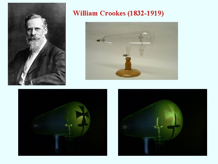 William Crookes (1832 -1919) 
