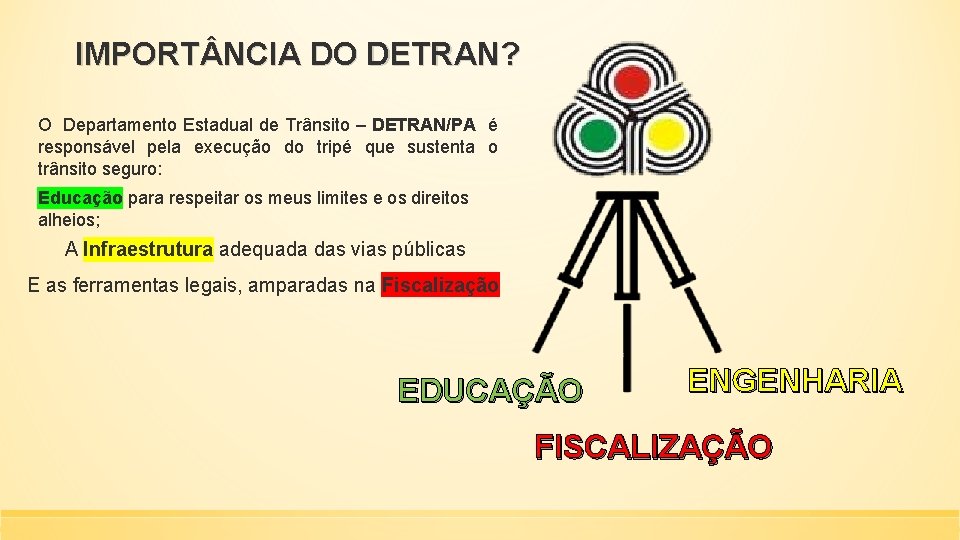 IMPORT NCIA DO DETRAN? O Departamento Estadual de Trânsito – DETRAN/PA é responsável pela