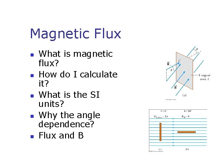 Magnetic Flux n n n What is magnetic flux? How do I calculate it?