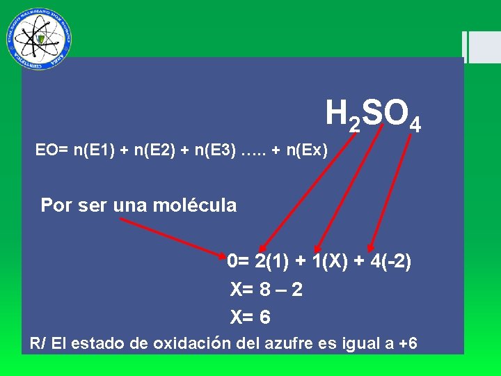  H 2 SO 4 EO= n(E 1) + n(E 2) + n(E 3)