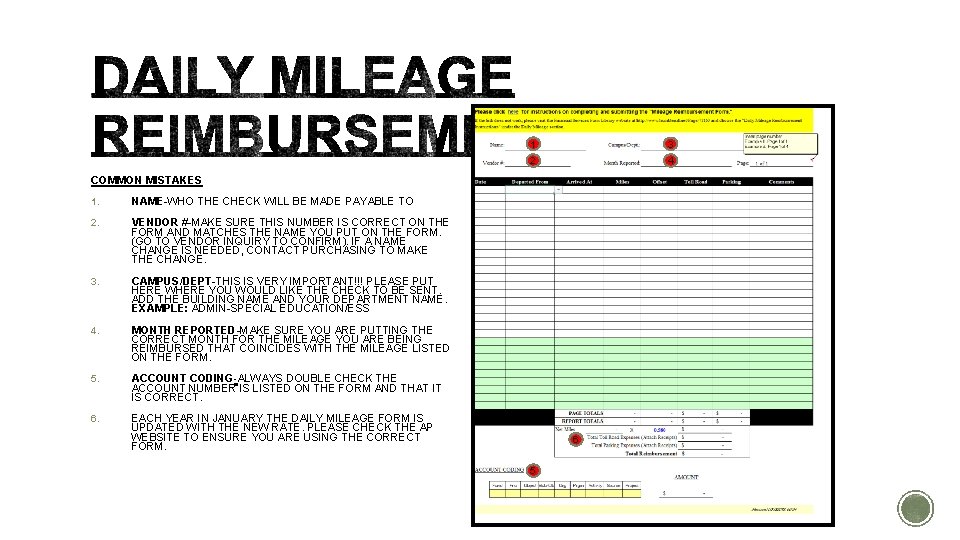 1 3 2 4 COMMON MISTAKES 1. NAME-WHO THE CHECK WILL BE MADE PAYABLE 1 3 2 4 COMMON MISTAKES 1. NAME-WHO THE CHECK WILL BE MADE PAYABLE