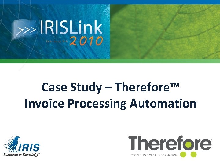Case Study – Therefore™ Invoice Processing Automation 