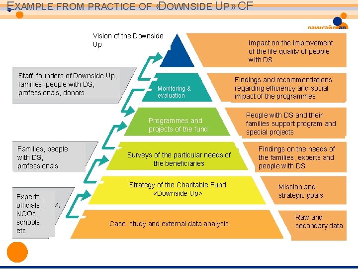 EXAMPLE FROM PRACTICE OF «DOWNSIDE UP» CF Vision of the Downside Up Staff, founders EXAMPLE FROM PRACTICE OF «DOWNSIDE UP» CF Vision of the Downside Up Staff, founders