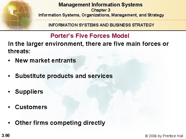 Management Information Systems Chapter 3 Information Systems, Organizations, Management, and Strategy INFORMATION SYSTEMS AND