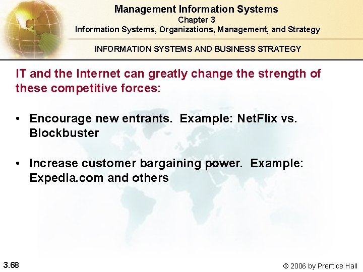 Management Information Systems Chapter 3 Information Systems, Organizations, Management, and Strategy INFORMATION SYSTEMS AND