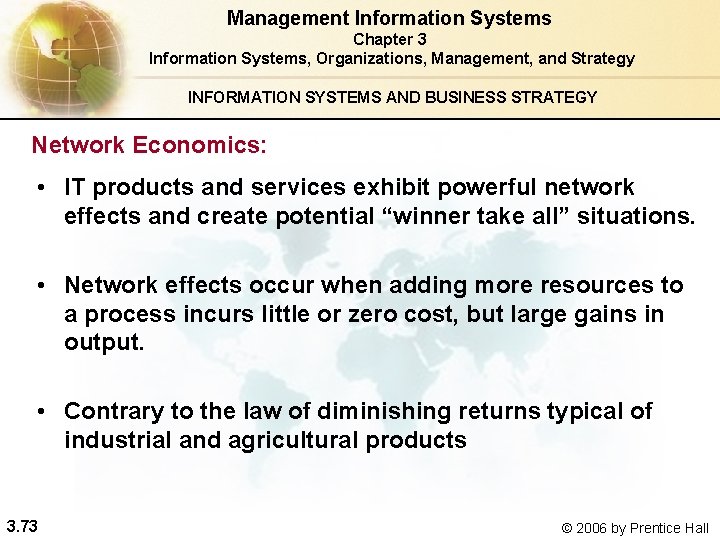 Management Information Systems Chapter 3 Information Systems, Organizations, Management, and Strategy INFORMATION SYSTEMS AND